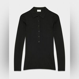 Aritzia Wilfred Merino Wool Polo Sweater